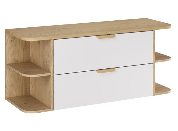 Møbelpakke Aster White  120 120x46x50  - Eik/Hvit  matt