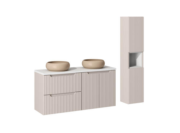 Møbelpakke NOVA CASHMERE 120 120x39x57 - 2 Skuffer/ 2 dør