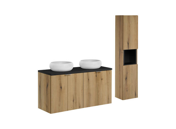 Møbelpakke NOVA OAK 120 120x39x57 - m/4 dør