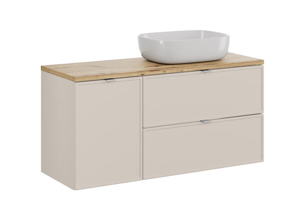 Møbelpakke  BELLA CASHMERE 120 120x46x57 2 Skuffer/1 dør