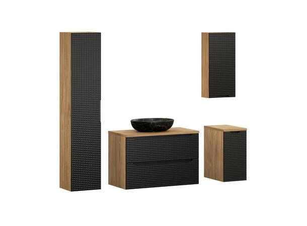 Møbelpakke  LUXOR  BLACK  90 90x46x57 - 2 Skuffer