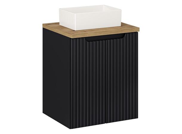 Møbelpakke  NOVA BLACK 50 cm 50x39x57- m/2 dør
