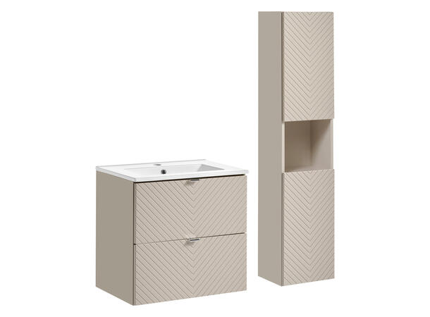 Møbelpakke  VIVA CASHMERE 60x39x57- 2 Skuffer