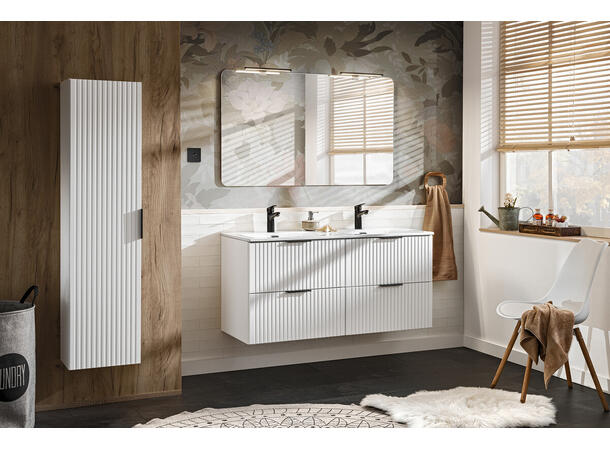 Møbelpakkel  ADEL WHITE 120 120x46x57 - 4 Skuffer
