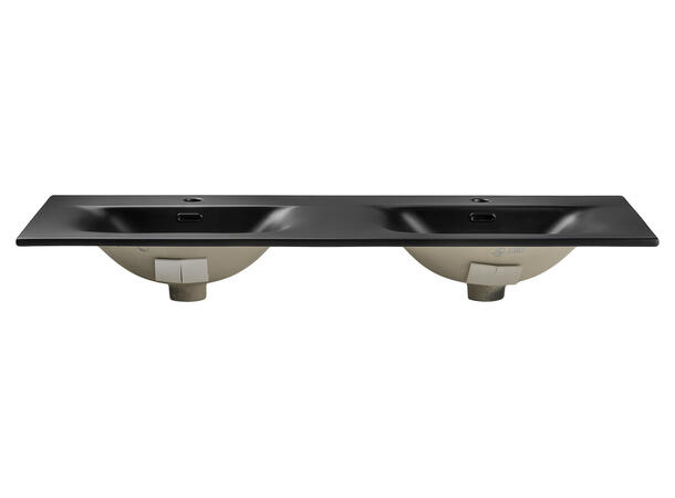 Møbelservant 120 SKY Svart  matt 121x17x46  cm - Dobbelt
