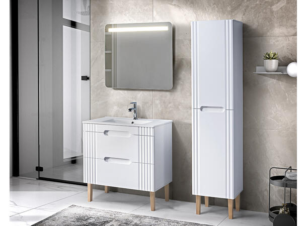 Møbelservant LAVA 60 DP 61x17x46cm - Hvit