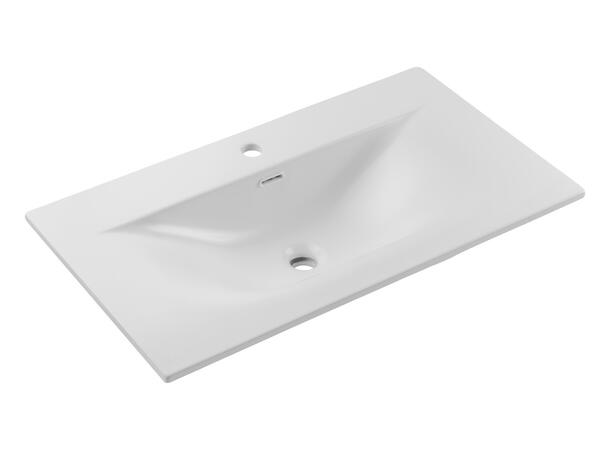 Møbelservant SKY 1 80 DP  WHITE 81x17x46cm - Hvit matt