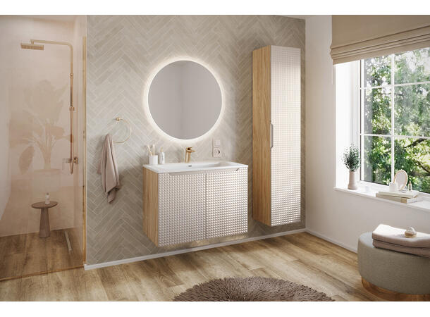 Møbelservant SKY 1 80 DP  WHITE 81x17x46cm - Hvit matt