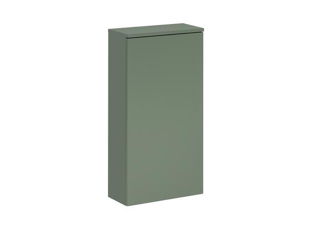 Overskap   m/LED-belysning 40x13x78  m/1 dør- Sivgrønn