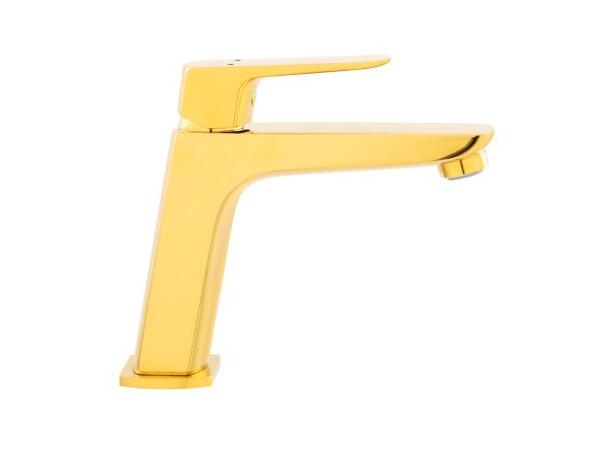 Servantbatteri  Ferro Vitto Gold 1-greps -  Med bunnventil - Gull glans