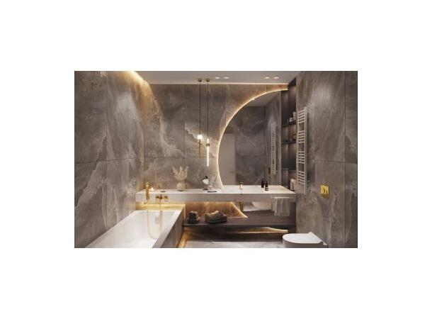 Servantbatteri  Ferro Vitto Gold 1-greps -  Med bunnventil - Gull glans