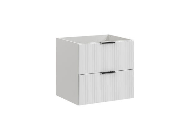 Servantskap ADEL WHITE  60 60x46x57 -  2 Skuffer