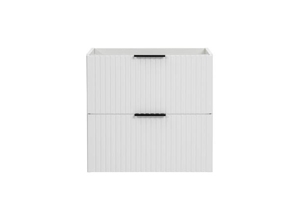 Servantskap ADEL WHITE  60 60x46x57 -  2 Skuffer