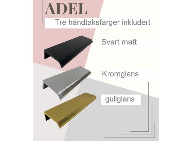 Servantskap ADEL WHITE  60 60x46x57 -  2 Skuffer