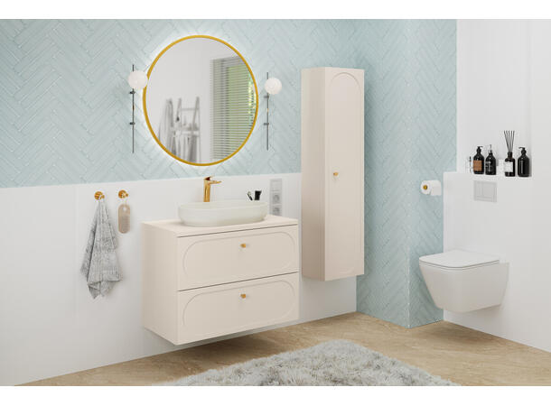 Servantskap DONNA SAND  80 cm 80x46x57 -  2 Skuffer