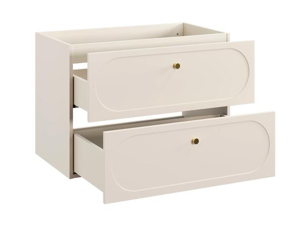 Servantskap DONNA SAND  80 cm 80x46x57 -  2 Skuffer