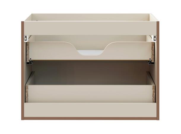 Servantskap DONNA SAND  80 cm 80x46x57 -  2 Skuffer