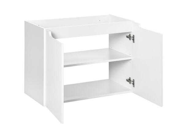 Servantskap NOVA WHITE  80 cm 80x39x57  m/2 dør
