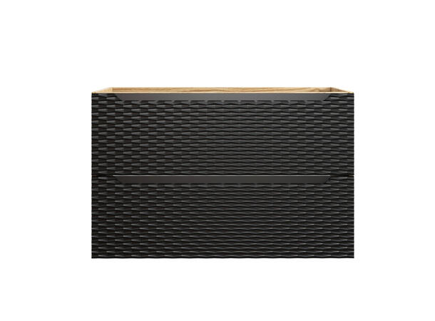 Servantskap OCEAN  BLACK 90 cm 90x46x57 -  2 Skuffer