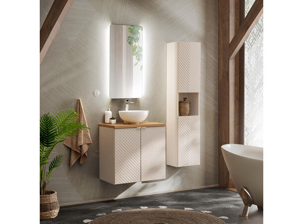 Servantskap VIVA CASHMERE  60 cm 60x39x57 m/2 dør