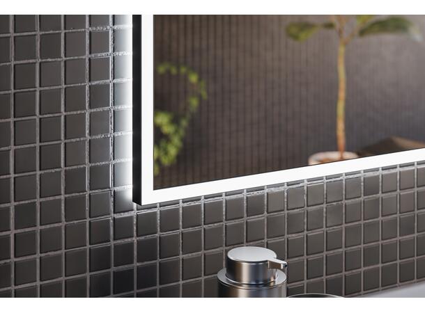 Speil LED ALICE 70 - Grafitt matt 70x,80x3   med ramme
