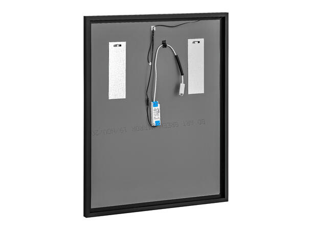 Speil LED ALICE 70 - Grafitt matt 70x,80x3   med ramme