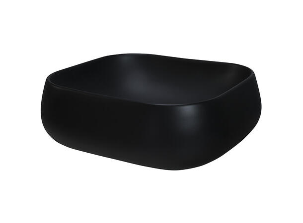 Toppmontert Servant NIKA BLACK 45x14x40 cm - Svart matt