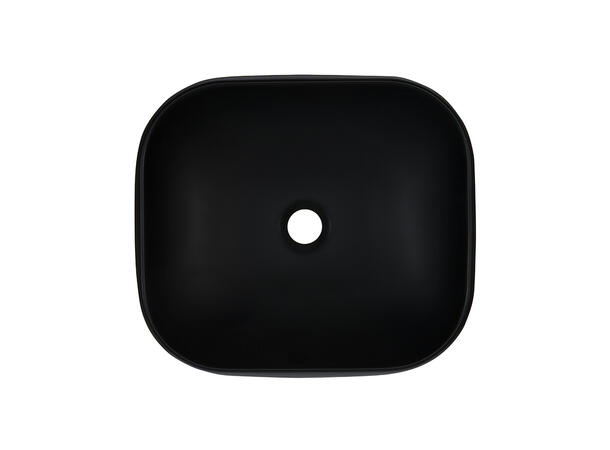 Toppmontert Servant NIKA BLACK 45x14x40 cm - Svart matt