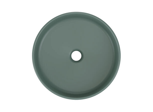Toppmontert Servant RIVER 1 FOREST GREEN 40x12x40 cm - Grønn matt