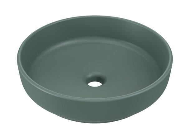 Toppmontert Servant RIVER 1 FOREST GREEN 40x12x40 cm - Grønn matt