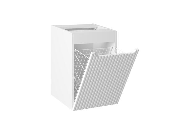 Underskap  m/ Skittentøyskurv NOVA WHITE 40x39x57 m/1 dør