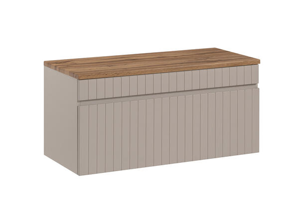 Underskap m/benkeplate ICONIC CASHMERE 100x46x45- 1 Skuff