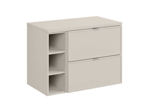 Underskap m/benkeplate  BELLA CASHMERE 80x46x57 - 2 Skuffer