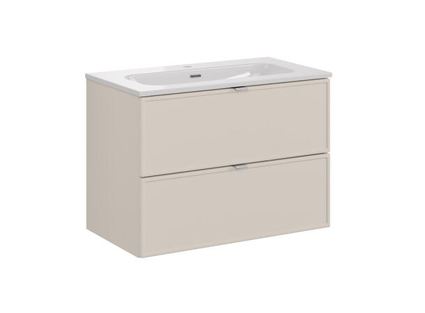Underskap med servant BELLA CASHMERE 80 80x46x50 - 2 Skuffer