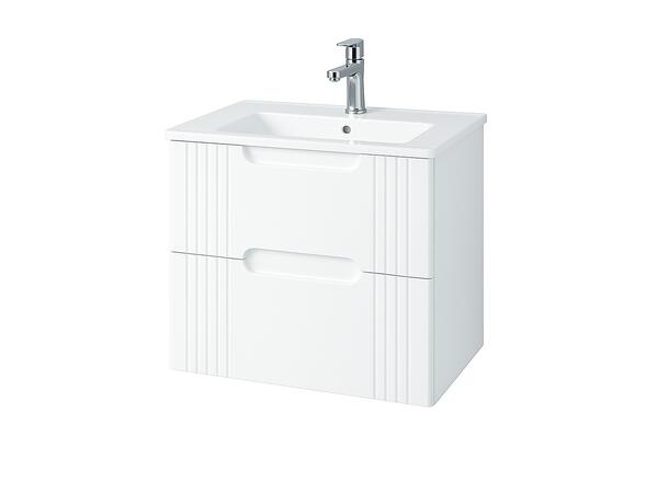 Underskap med servant FIJI WHITE 60 cm 60x46x62 - 2 Skuffer