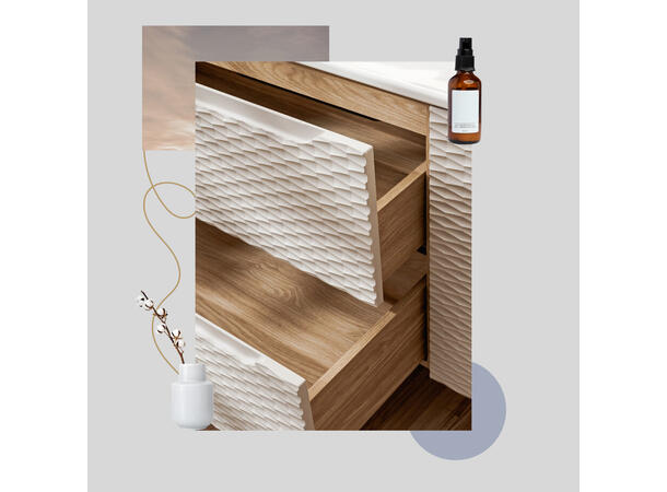 Underskap med servant  OCEAN BEIGE 120 120x46x57  2 Skuffer