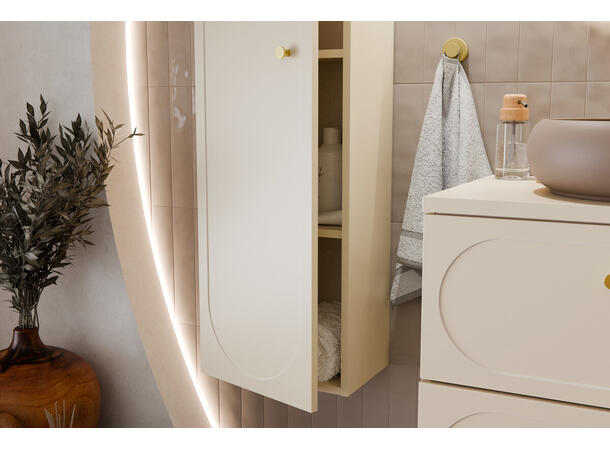 Høyskap  DONNA SAND H = 140 cm  m/1 dør