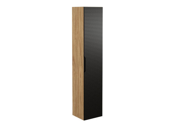 Høyskap  LUXOR BLACK H = 170 cm  m/1 dør