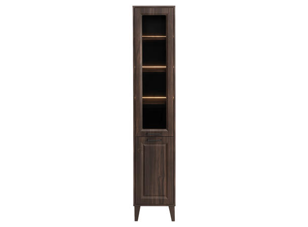 Høyskap  Mørkdal -  Ristretto Eik H = 205  cm m/2 dør