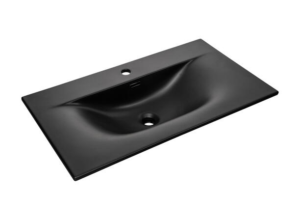 Møbelservant SKY 1 80 DP  BLACK 81x17x46cm - Svart  matt