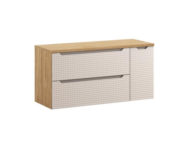 Møbelpakke LUXOR BEIGE 120 120x46x57 2 Skuffer/1 dør