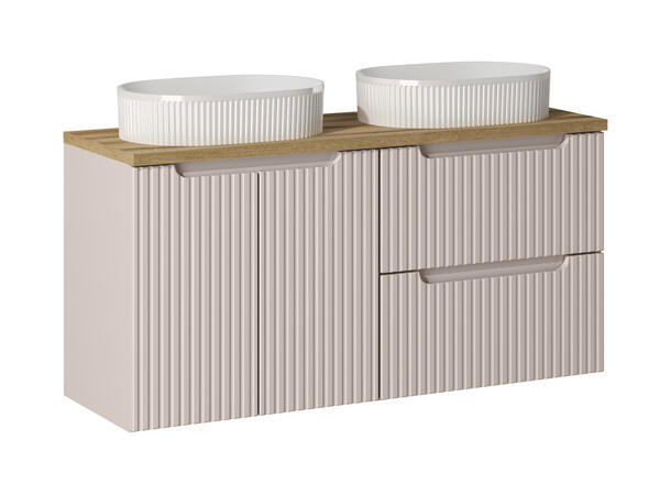 Møbelpakke NOVA CASHMERE 120 120x39x57 - 2 Skuffer/ 2 dør