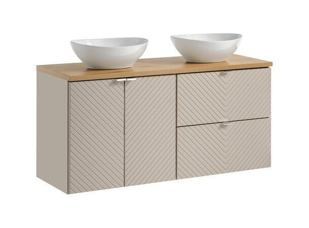 Møbelpakke NOVA CASHMERE 120 120x39x57 - 2 Skuffer/ 2 dør