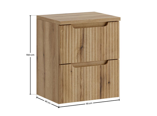 Møbelpakke Nova Eik Coast Evoke 50 50x39x57