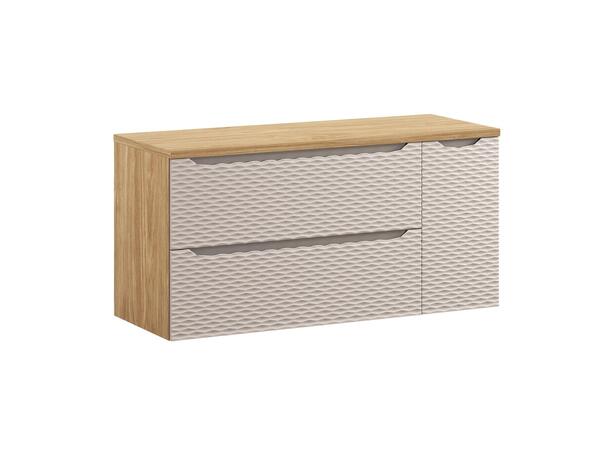 Møbelpakke OCEAN BEIGE  120 120x46x57 2 Skuffer/1 dør