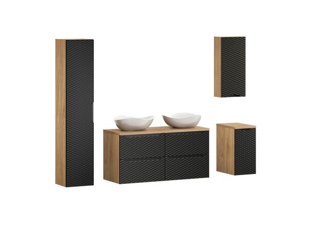 Møbelpakke OCEAN BLACK 120 120x46x57 4 Skuffer