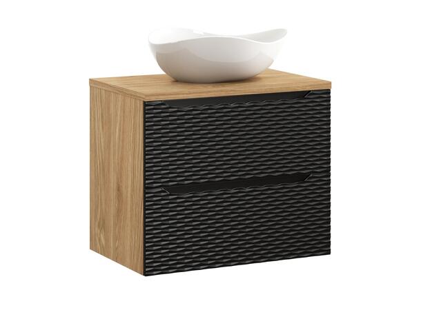 Møbelpakke OCEAN BLACK 70 70x46x57 - 2 Skuffer