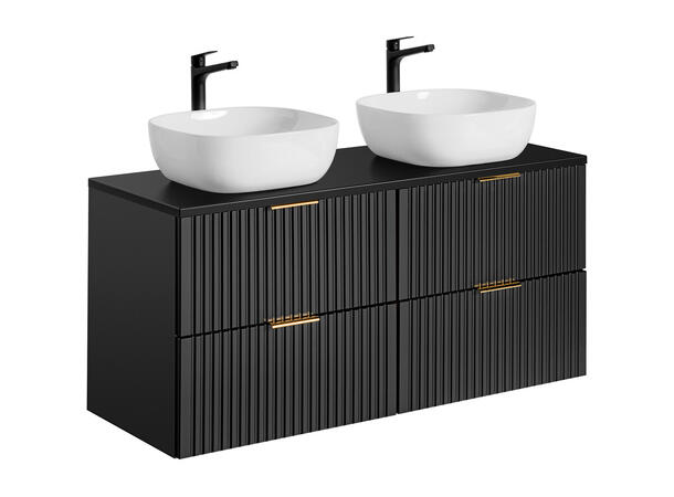 Møbelpakke  ADEL BLACK 120 120x46x57 - 4 Skuffer