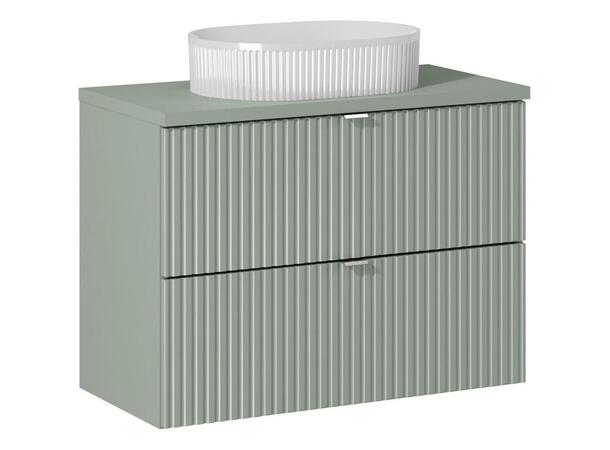 Møbelpakke  LINE REED GREEN 80x39x57- 2 Skuffer