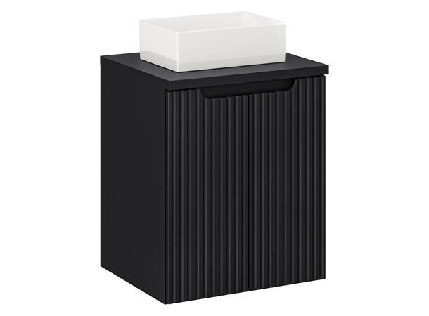 Møbelpakke  NOVA BLACK 50 cm 50x39x57- m/2 dør